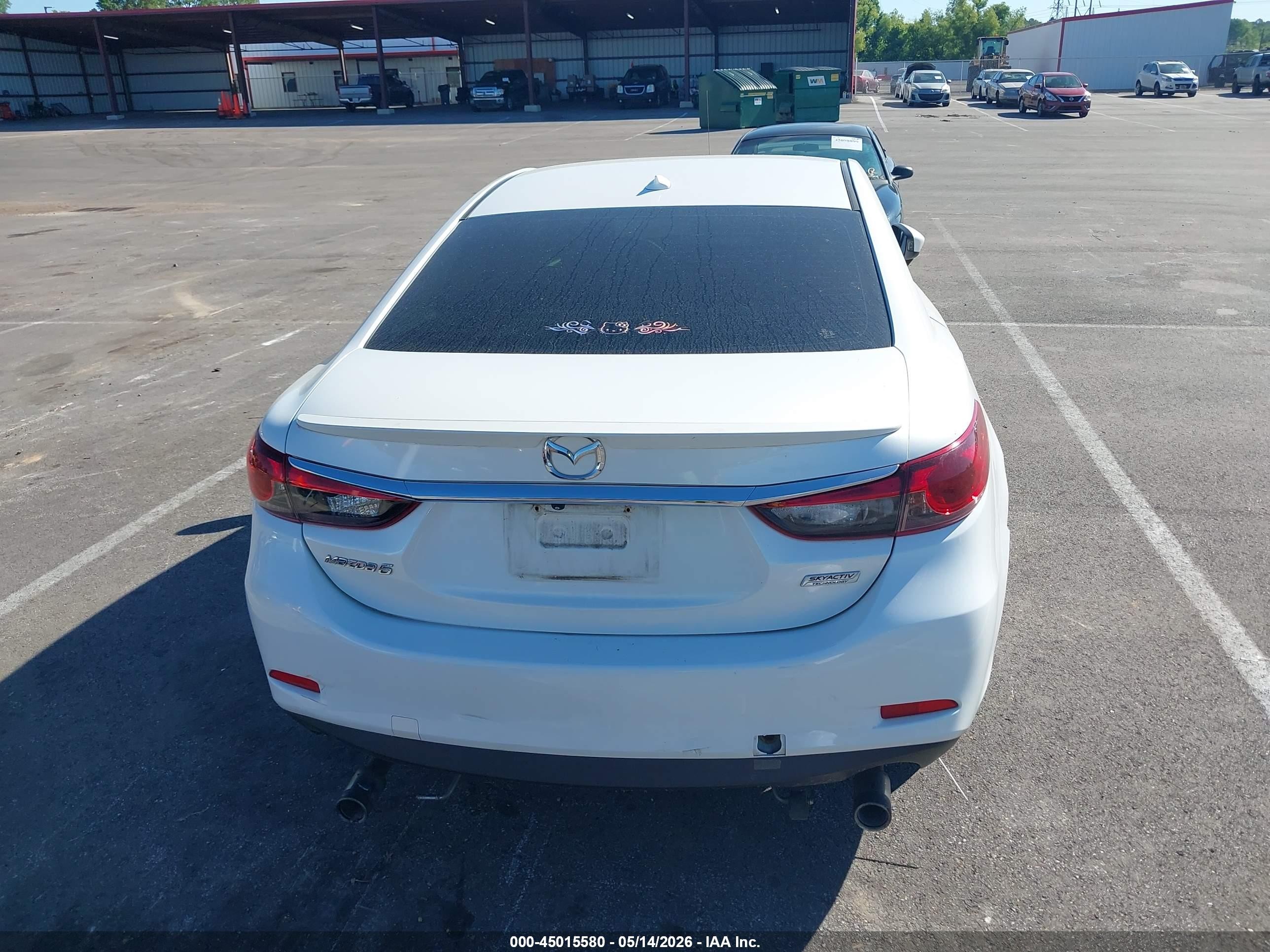 2014 Mazda Mazda6 I Grand Touring White vin: JM1GJ1W60E1116491