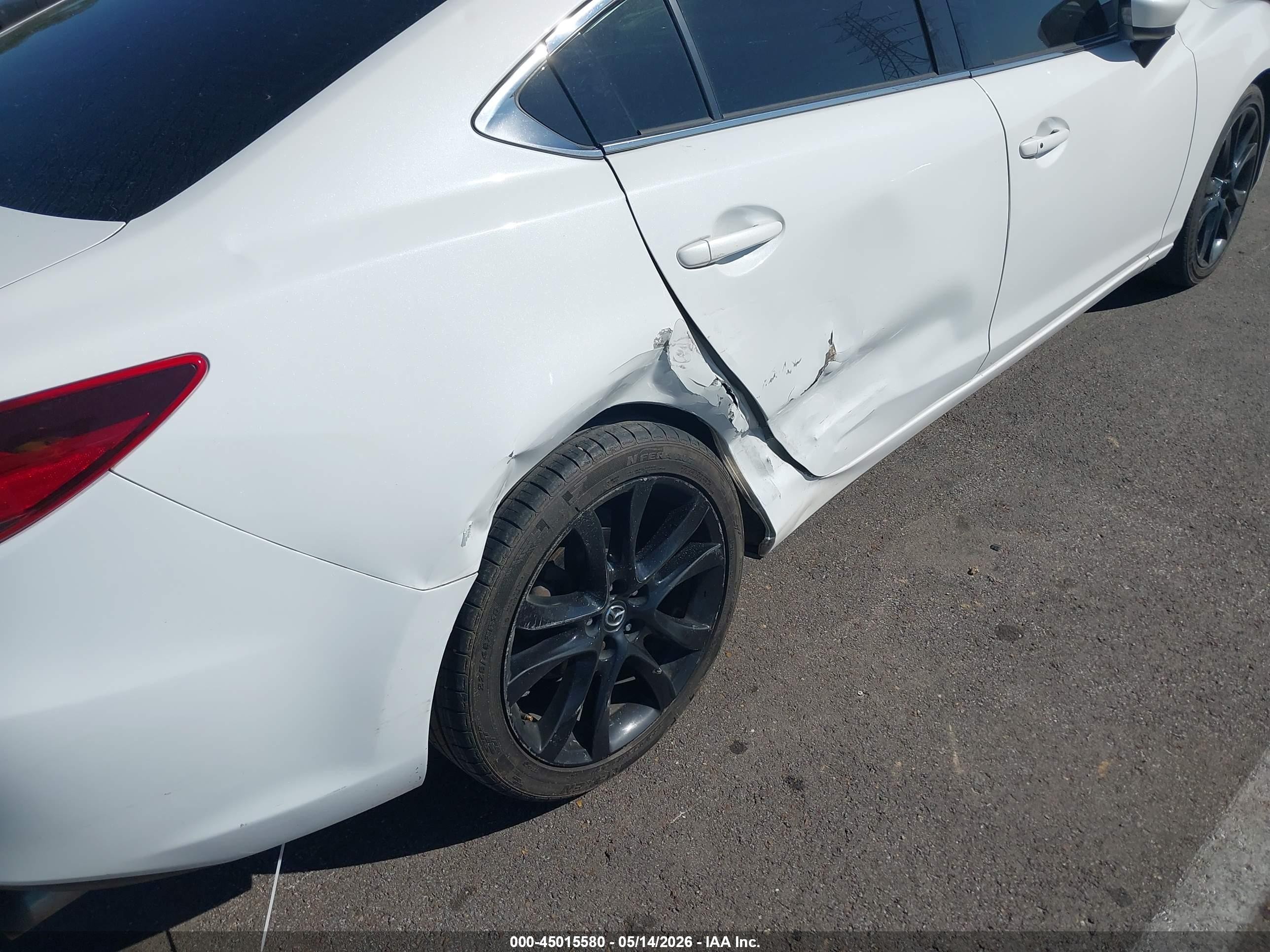 2014 Mazda Mazda6 I Grand Touring White vin: JM1GJ1W60E1116491