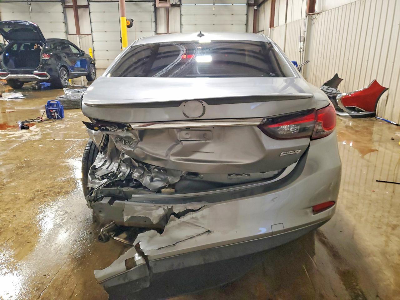 2014 Mazda 6 Grand Touring Gray vin: JM1GJ1W60E1121044