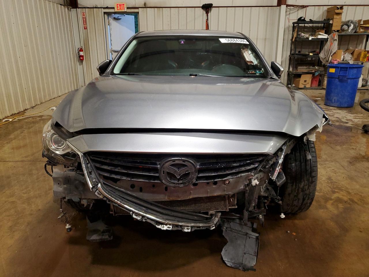 2014 Mazda 6 Grand Touring Gray vin: JM1GJ1W60E1121044