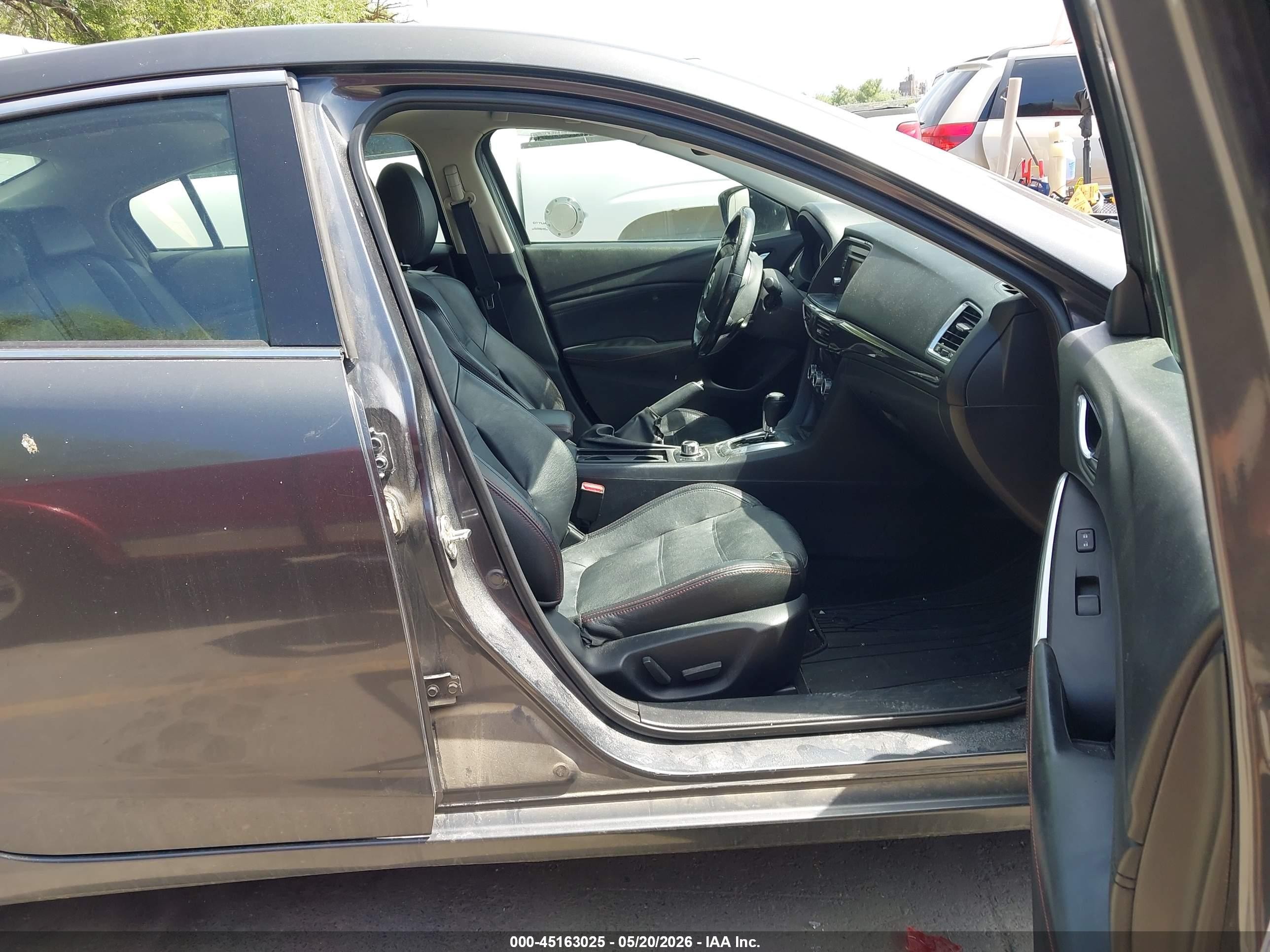 2014 Mazda Mazda6 I Grand Touring Gray vin: JM1GJ1W60E1129628