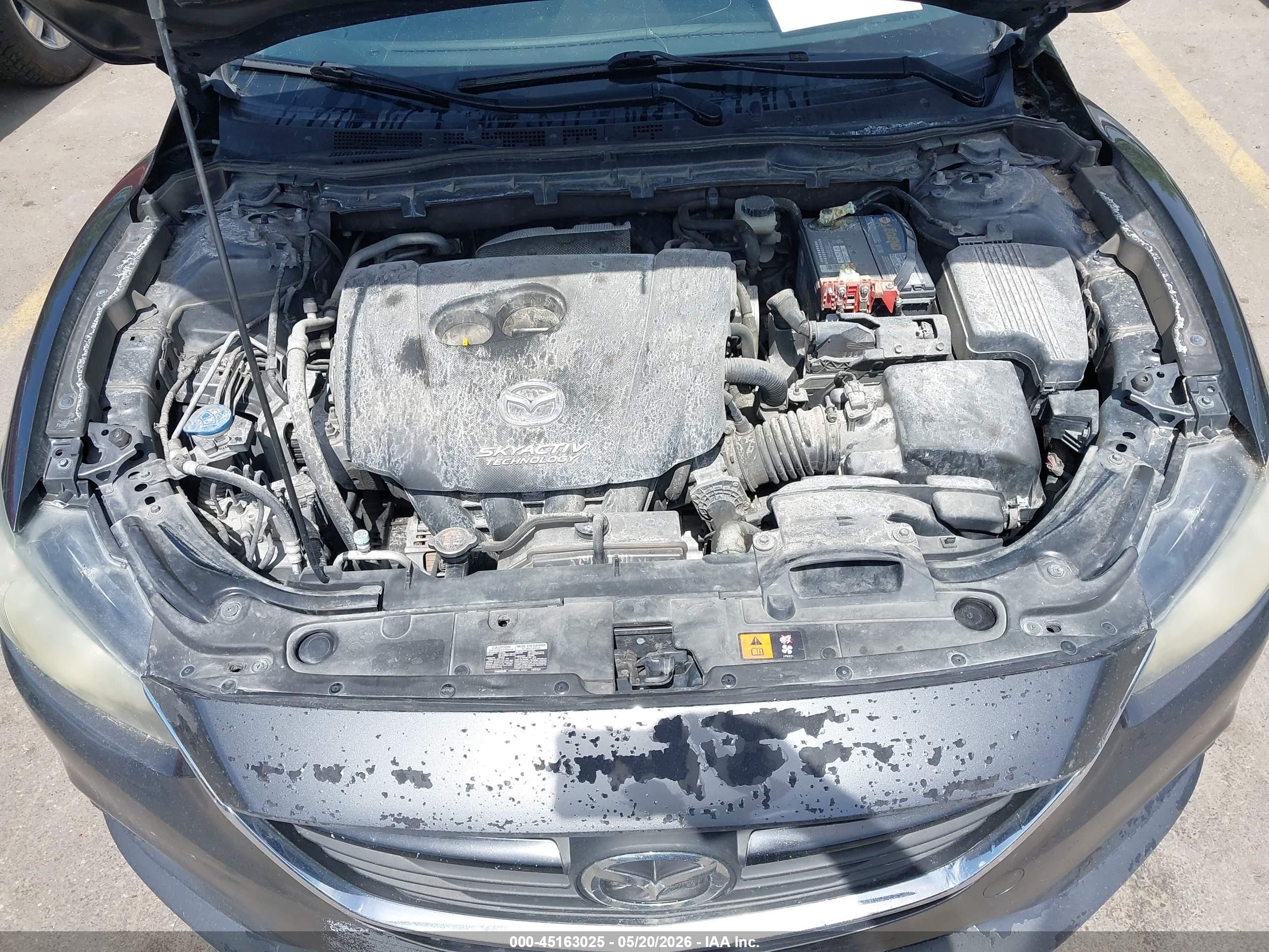 2014 Mazda Mazda6 I Grand Touring Gray vin: JM1GJ1W60E1129628