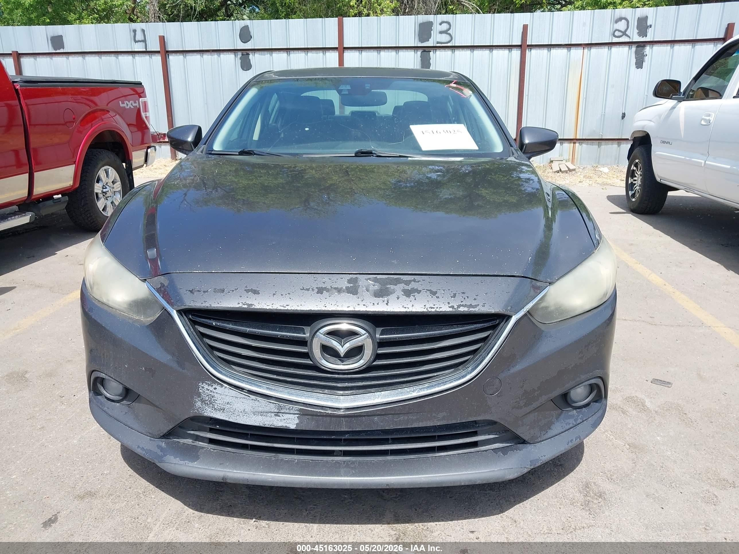 2014 Mazda Mazda6 I Grand Touring Gray vin: JM1GJ1W60E1129628