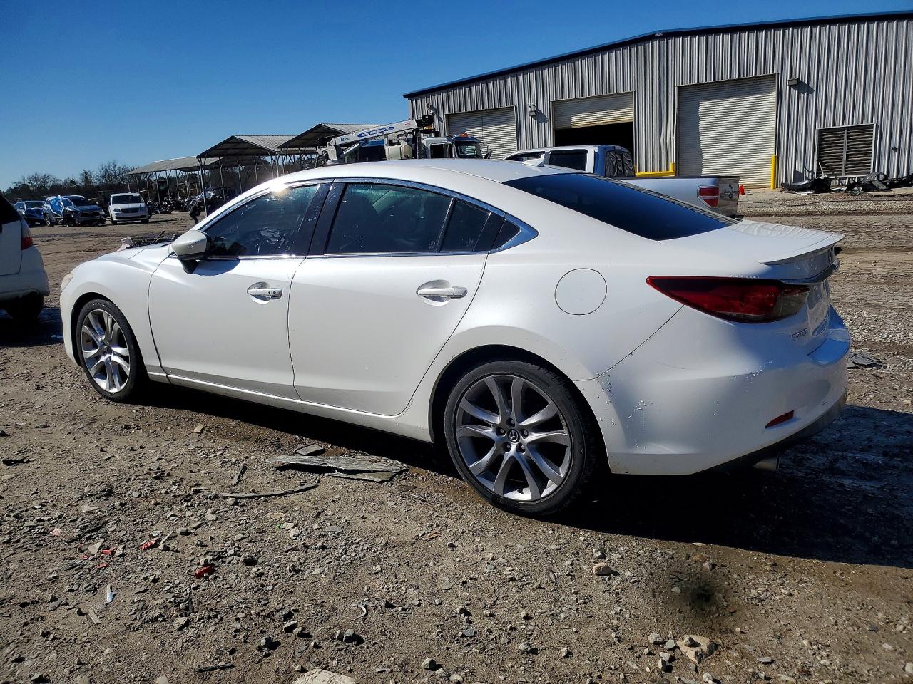 2014 Mazda 6 Grand Touring White vin: JM1GJ1W60E1142363