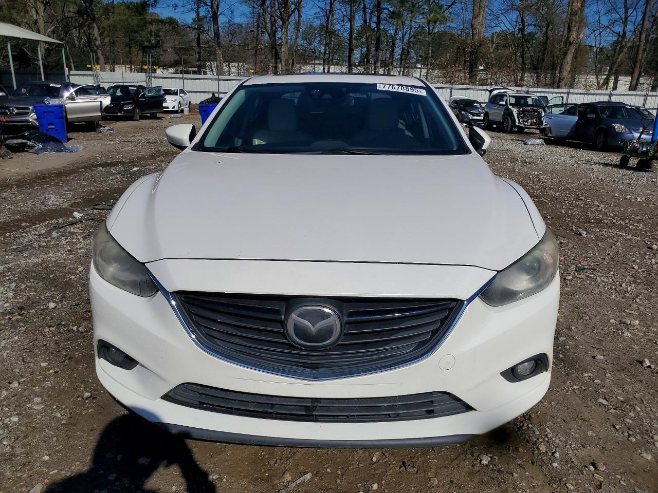 2014 Mazda 6 Grand Touring White vin: JM1GJ1W60E1142363