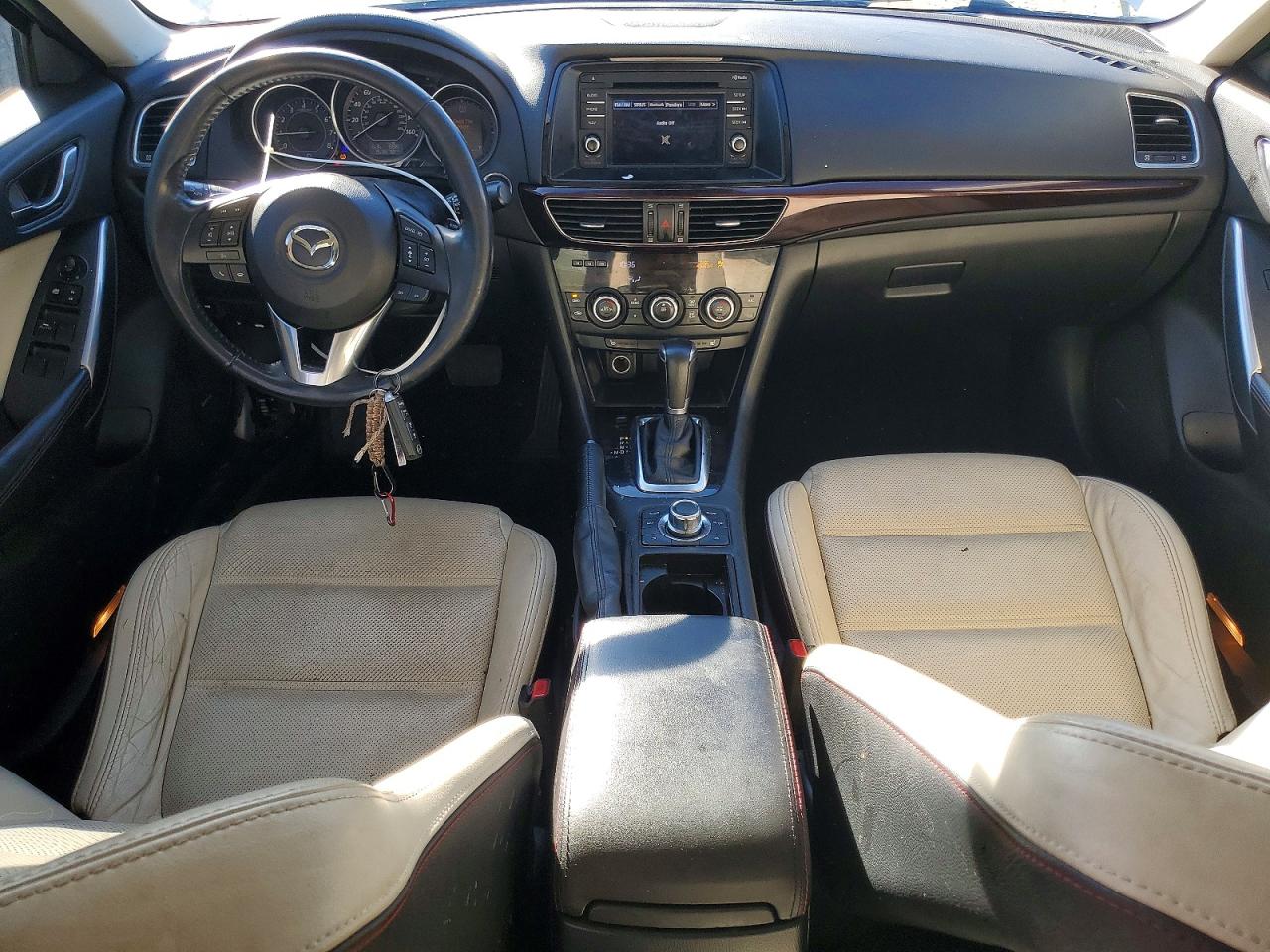 2014 Mazda 6 Grand Touring White vin: JM1GJ1W60E1142363