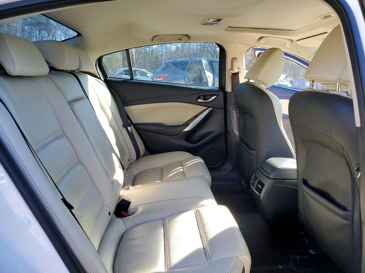2014 Mazda 6 Grand Touring White vin: JM1GJ1W60E1142363