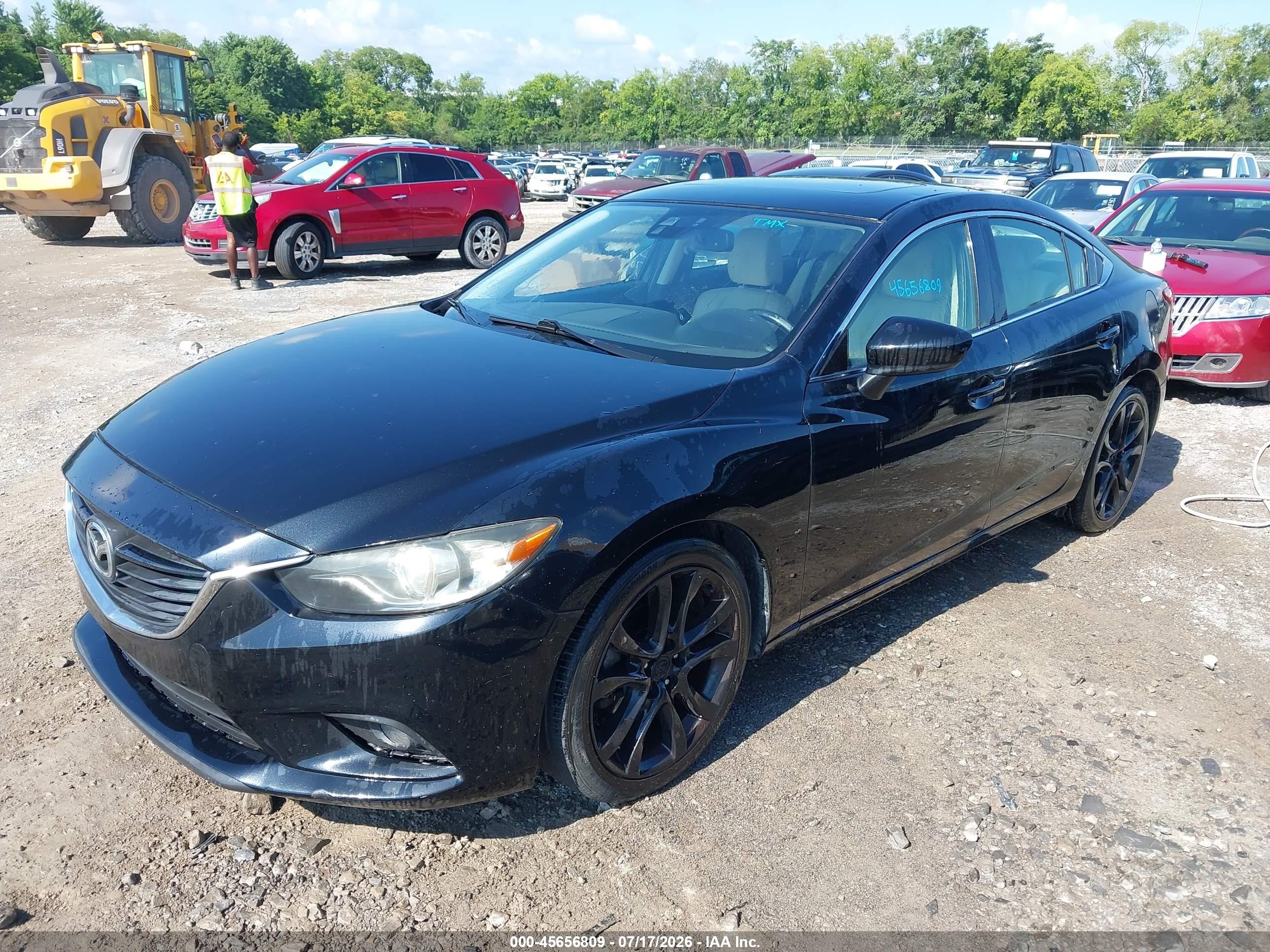 2014 Mazda Mazda6 I Grand Touring Black vin: JM1GJ1W61E1118539