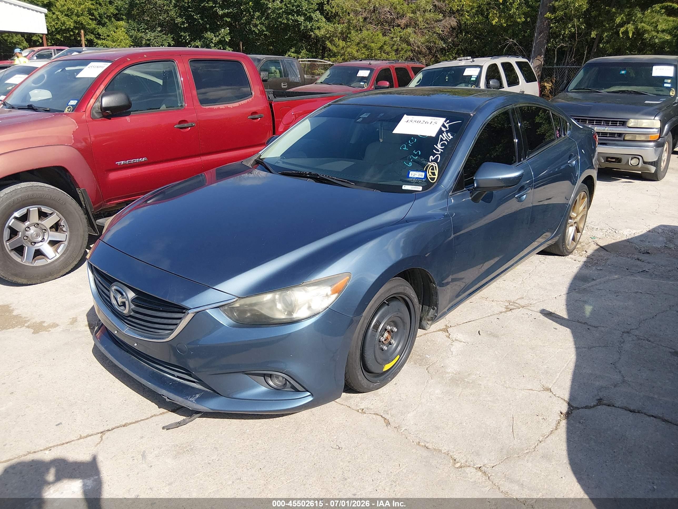 2014 Mazda Mazda6 I Grand Touring Blue vin: JM1GJ1W61E1134546