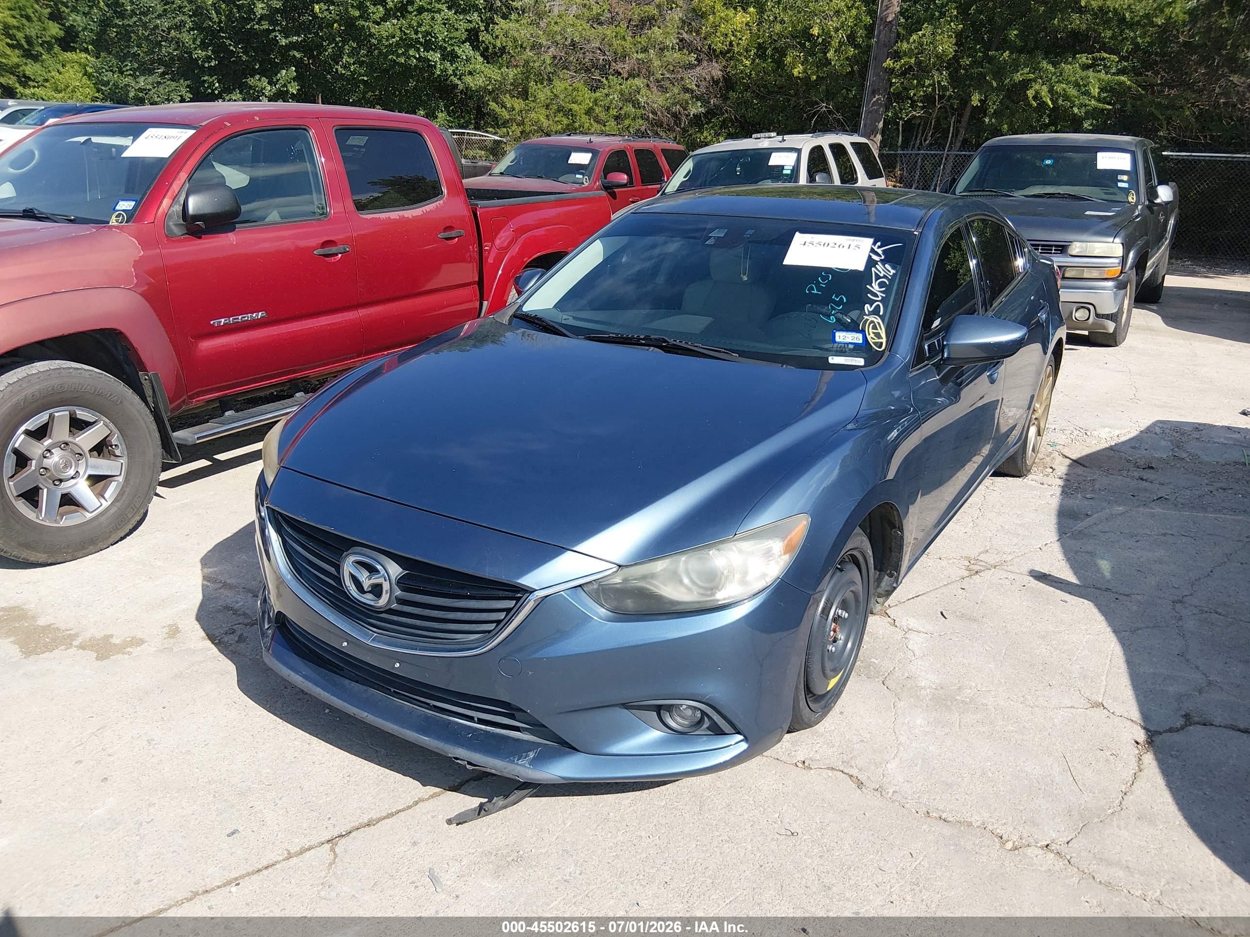 2014 Mazda Mazda6 I Grand Touring Blue vin: JM1GJ1W61E1134546