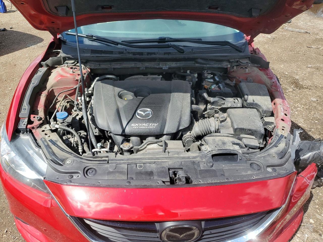 2014 Mazda 6 Grand Touring Red vin: JM1GJ1W62E1135298