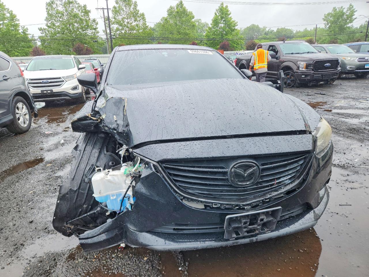 2014 Mazda 6 Grand Touring Black vin: JM1GJ1W62E1155793