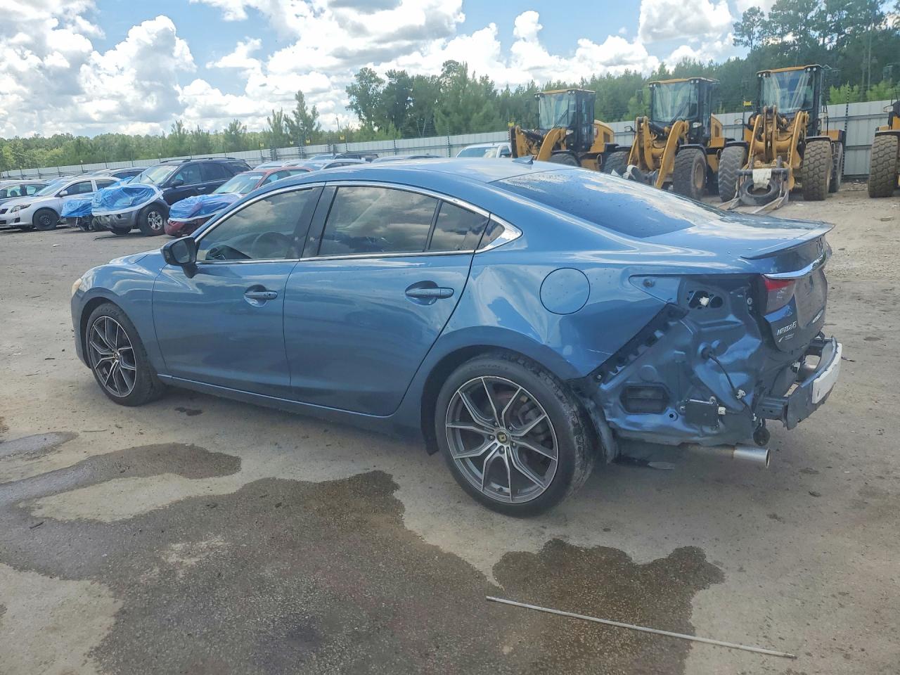 2015 Mazda 6 Grand Touring Teal vin: JM1GJ1W62F1171283