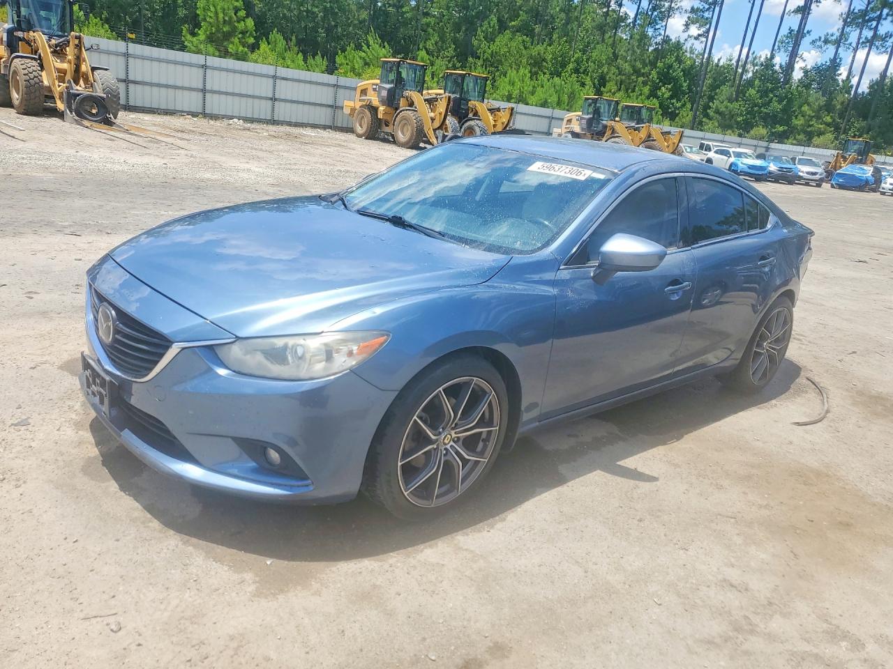 2015 Mazda 6 Grand Touring Teal vin: JM1GJ1W62F1171283