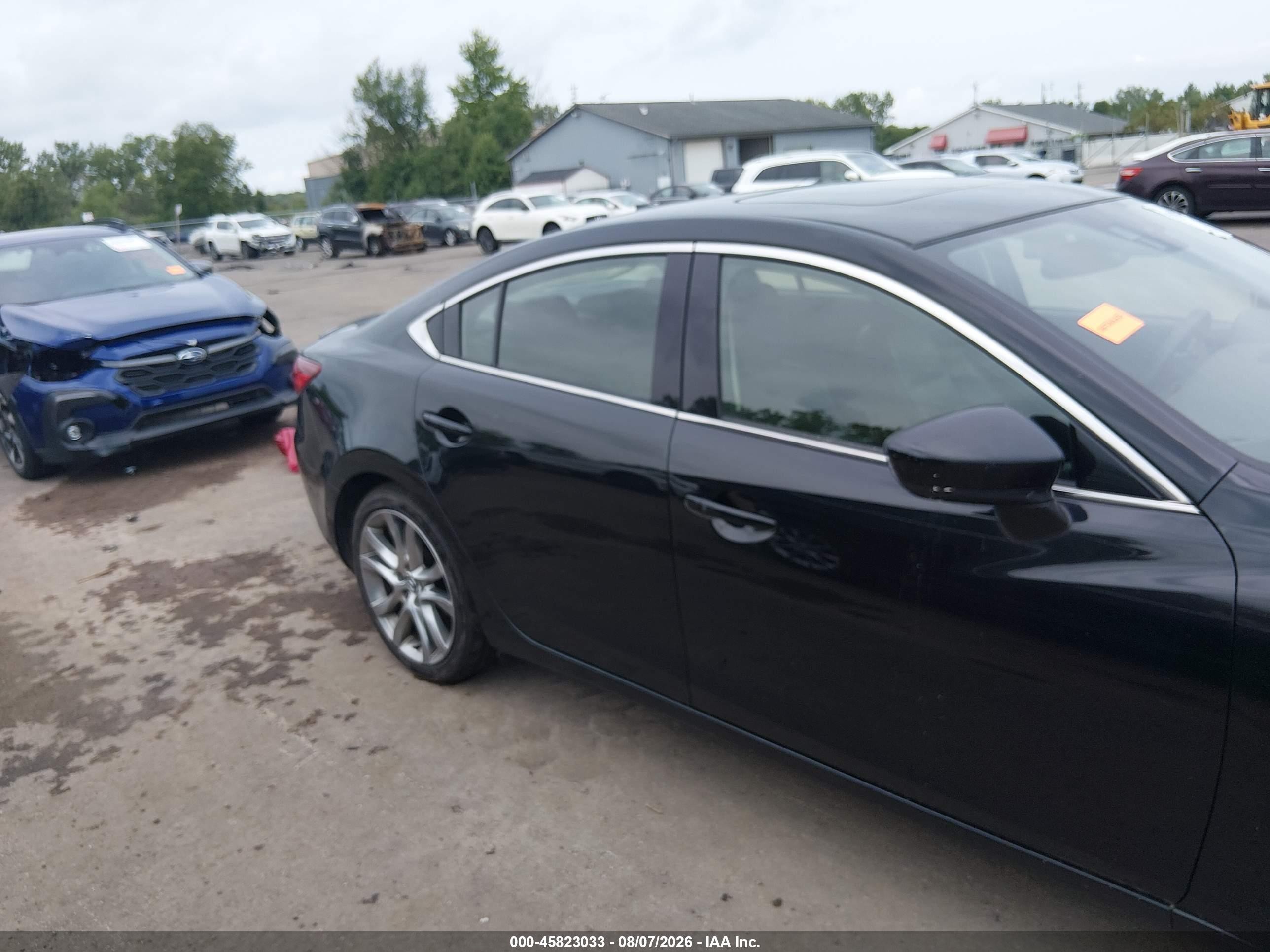2014 Mazda Mazda6 I Grand Touring Black vin: JM1GJ1W63E1114248