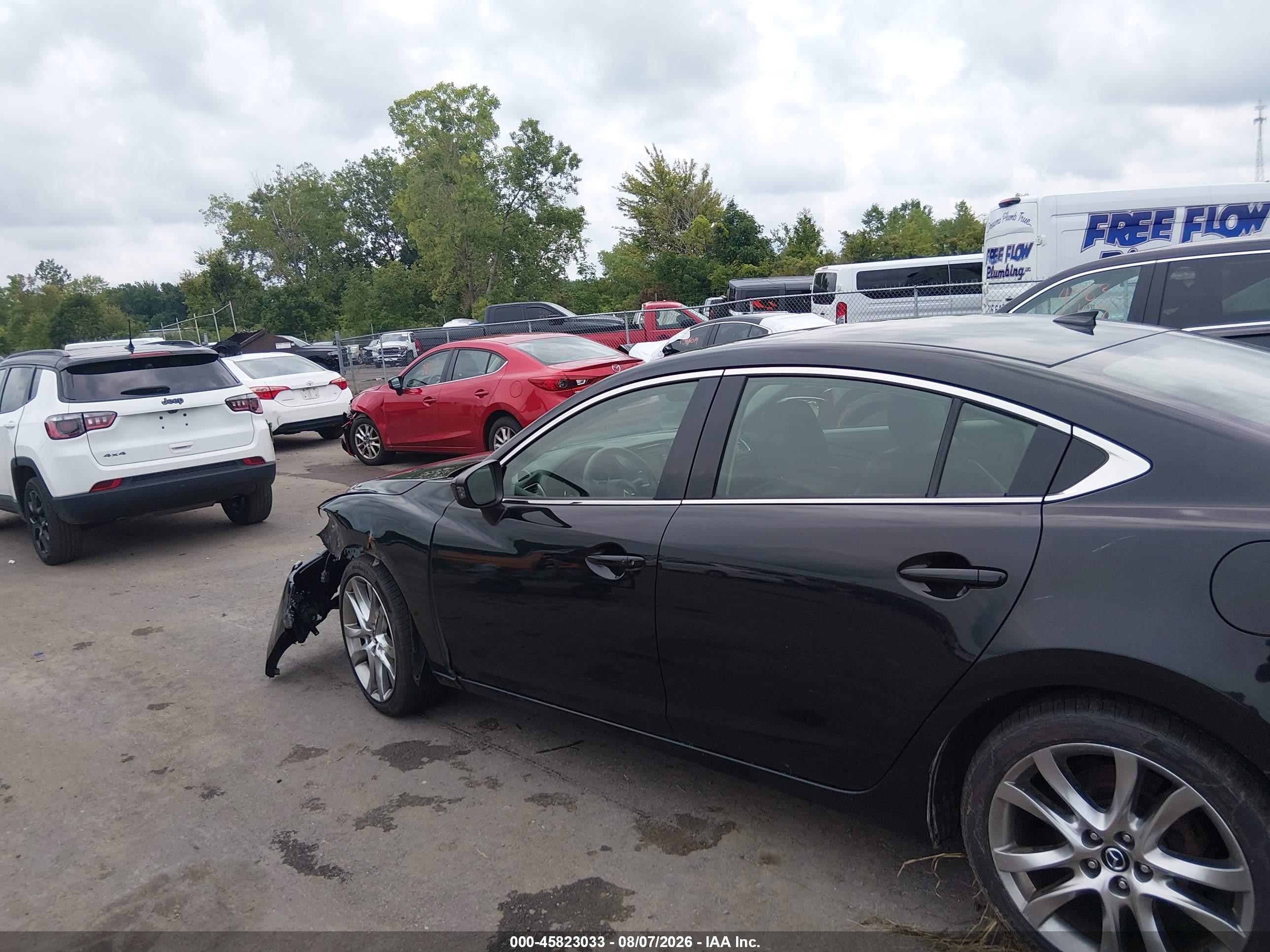 2014 Mazda Mazda6 I Grand Touring Black vin: JM1GJ1W63E1114248