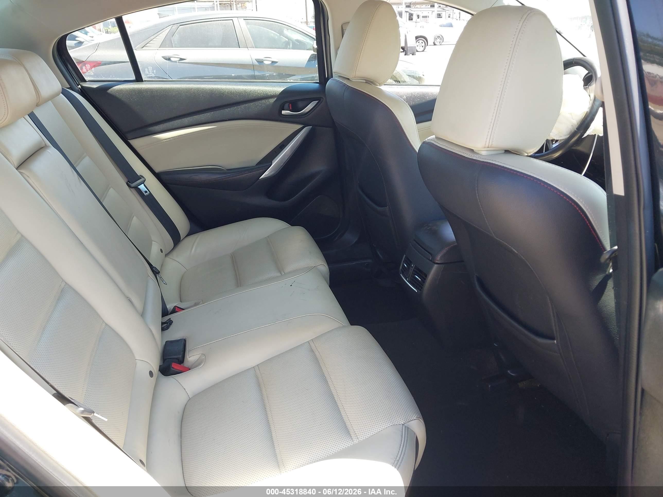 2014 Mazda Mazda6 I Grand Touring Black vin: JM1GJ1W63E1124942