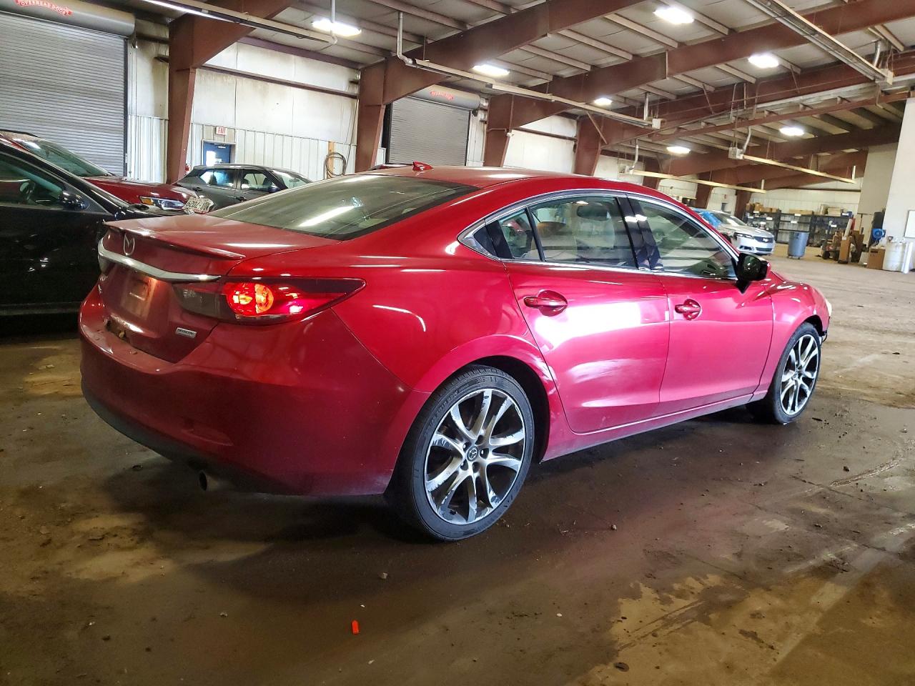 2014 Mazda 6 Grand Touring Бордовый vin: JM1GJ1W63E1140557