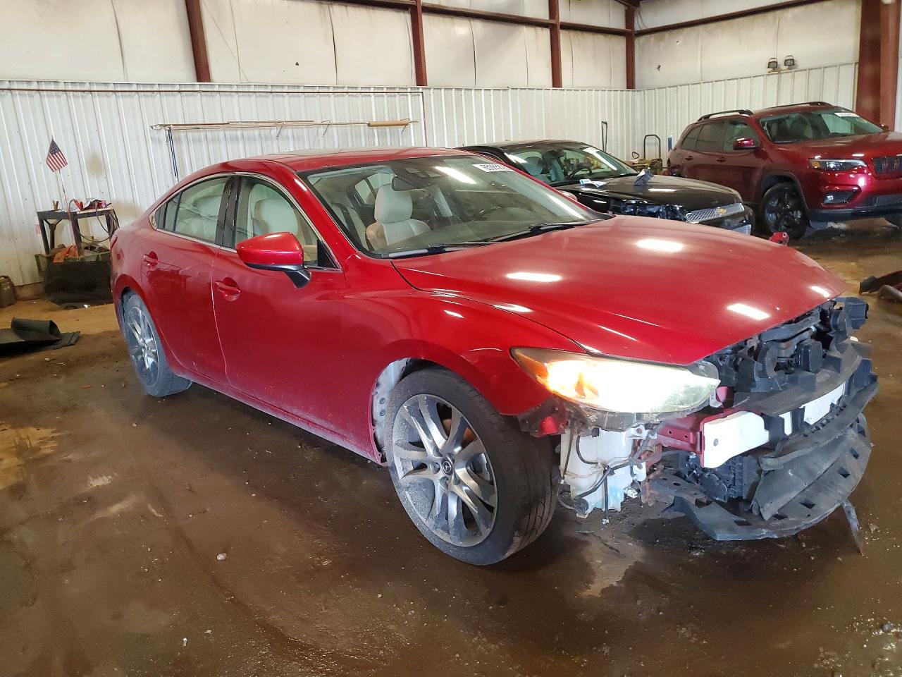 2014 Mazda 6 Grand Touring Бордовый vin: JM1GJ1W63E1140557