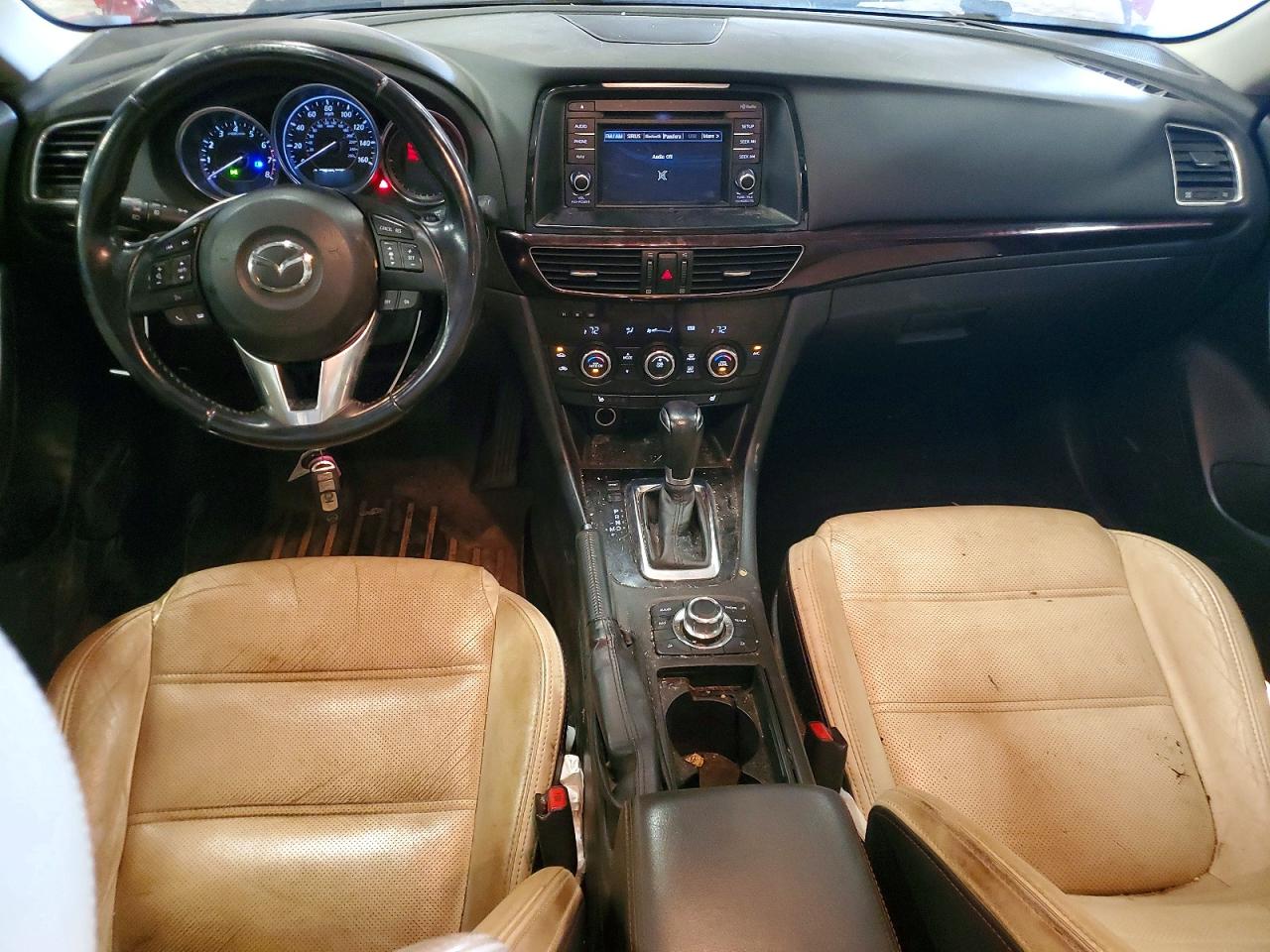2014 Mazda 6 Grand Touring Бордовый vin: JM1GJ1W63E1140557