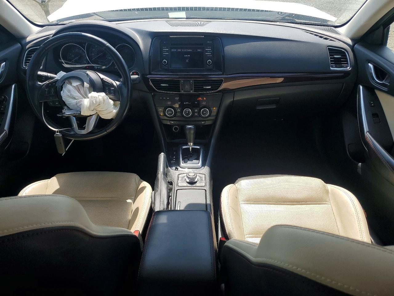 2014 Mazda 6 Grand Touring White vin: JM1GJ1W63E1142079