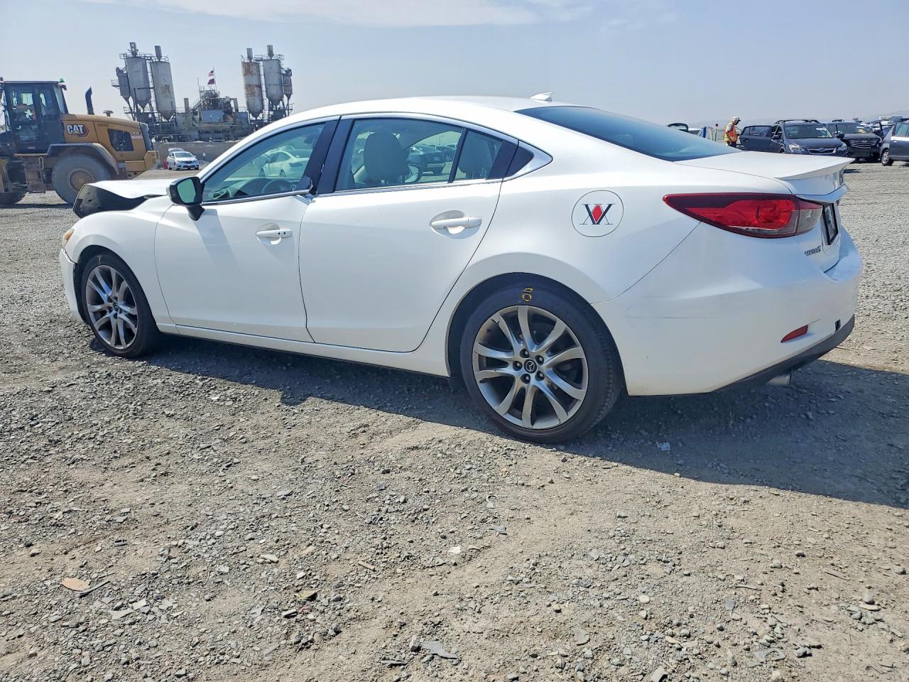 2014 Mazda 6 Grand Touring White vin: JM1GJ1W63E1142079