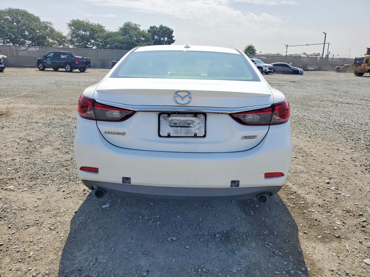 2014 Mazda 6 Grand Touring White vin: JM1GJ1W63E1142079