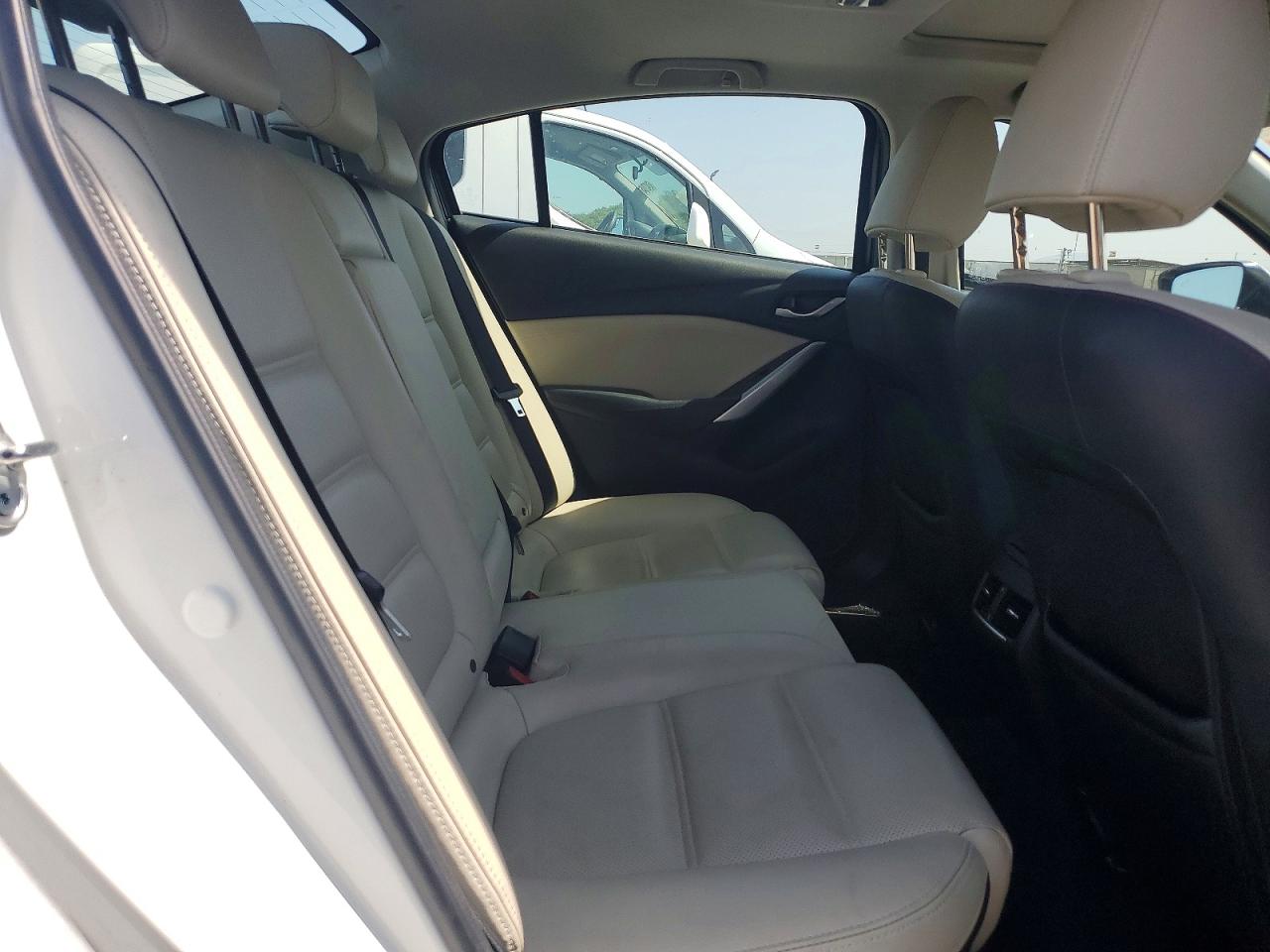 2014 Mazda 6 Grand Touring White vin: JM1GJ1W63E1142079