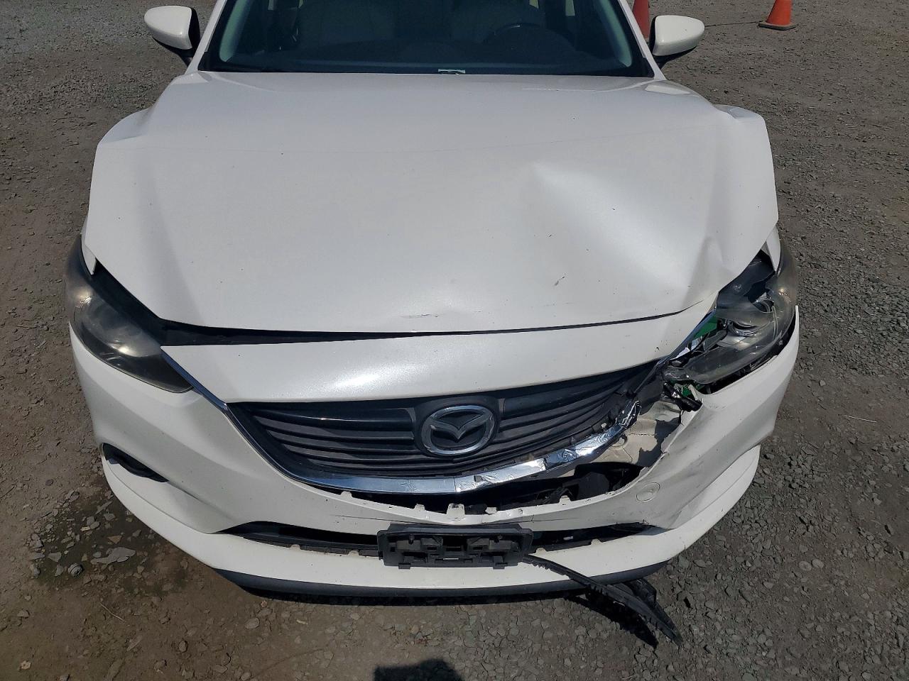 2014 Mazda 6 Grand Touring White vin: JM1GJ1W63E1142079