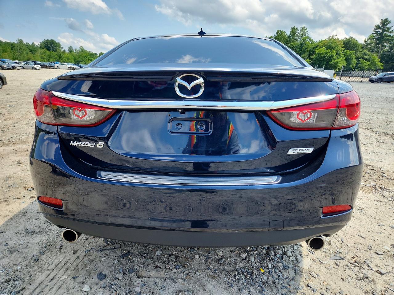 2015 Mazda 6 Grand Touring Blue vin: JM1GJ1W63F1178789