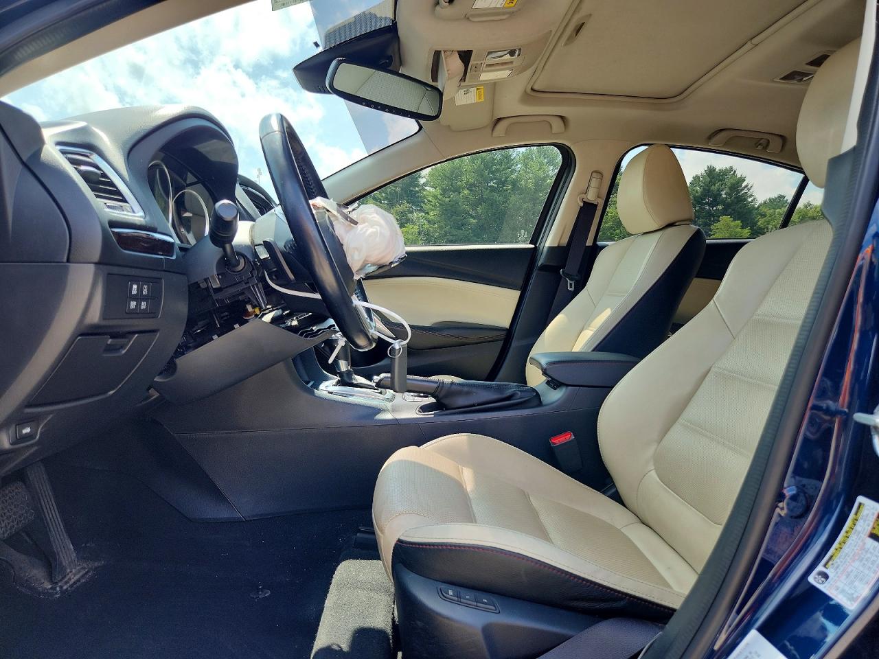 2015 Mazda 6 Grand Touring Blue vin: JM1GJ1W63F1178789