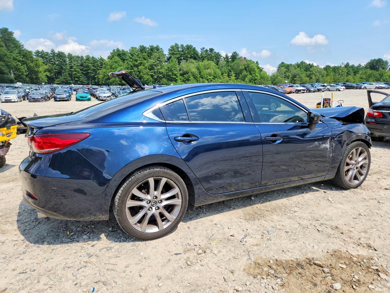 2015 Mazda 6 Grand Touring Blue vin: JM1GJ1W63F1178789