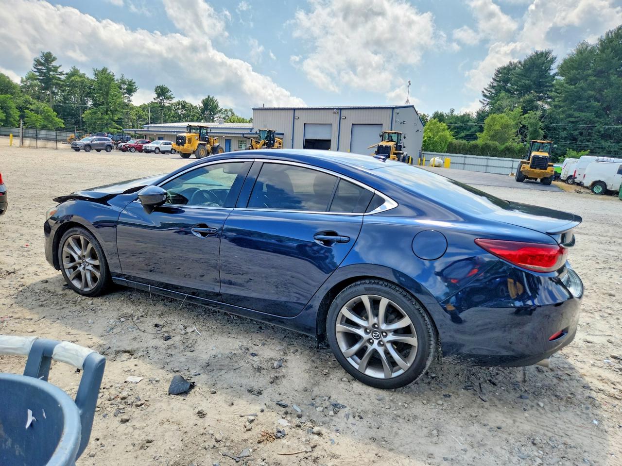 2015 Mazda 6 Grand Touring Blue vin: JM1GJ1W63F1178789