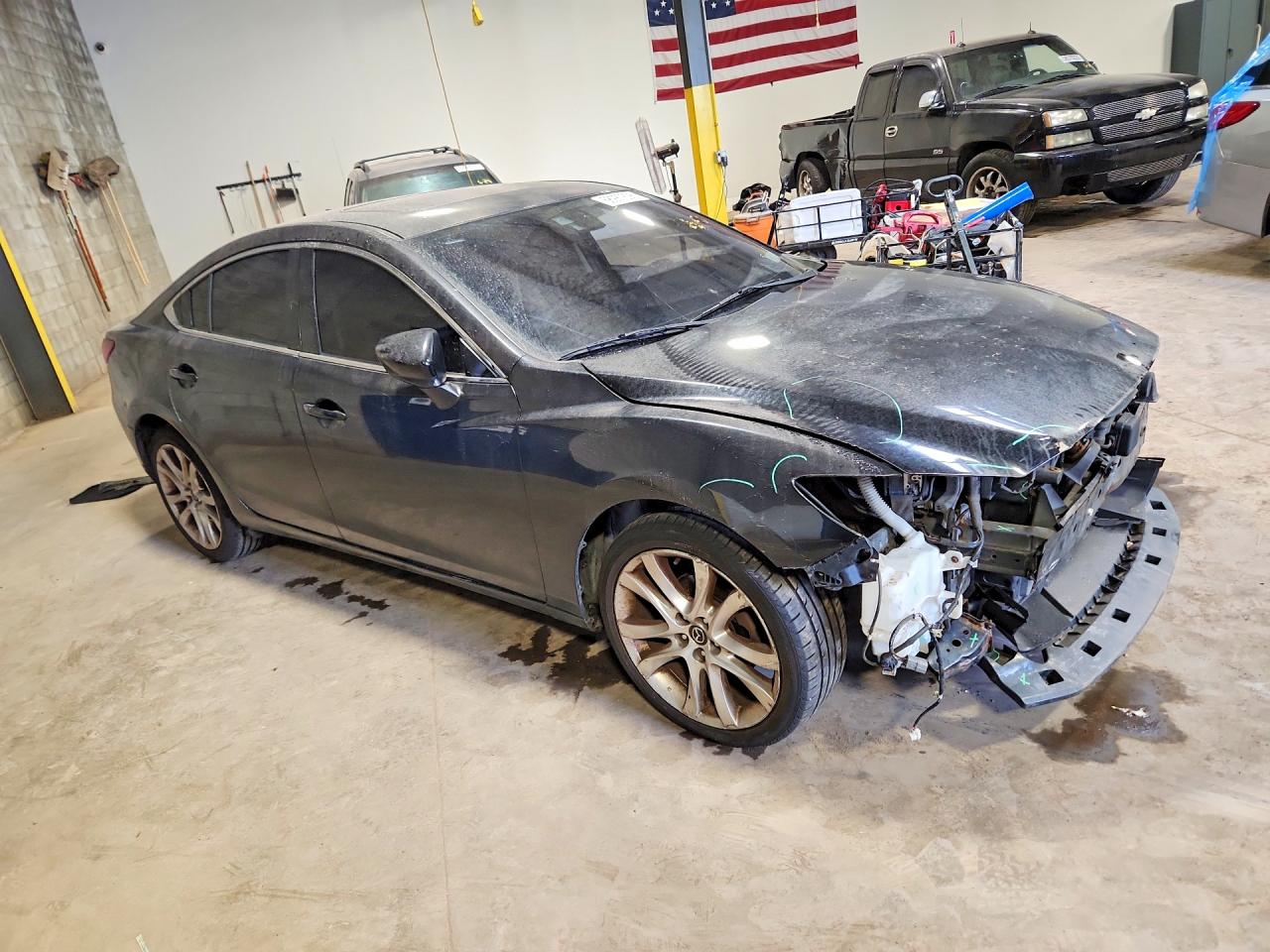 2014 Mazda 6 Grand Touring Black vin: JM1GJ1W64E1131012