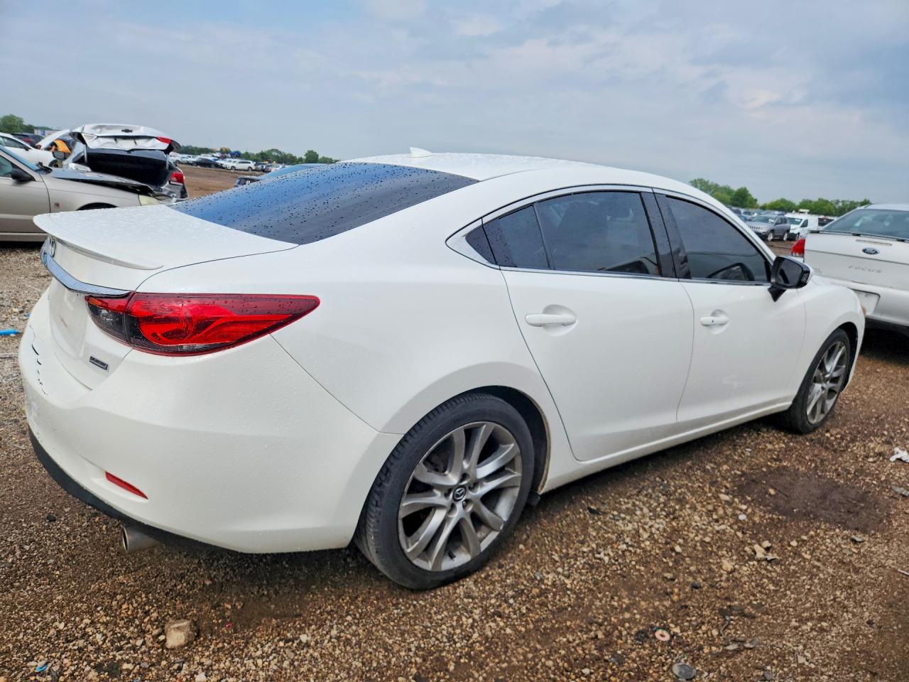 2014 Mazda 6 Grand Touring White vin: JM1GJ1W64E1134640