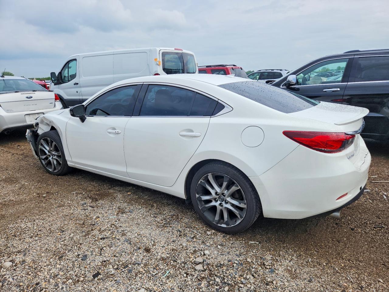 2014 Mazda 6 Grand Touring White vin: JM1GJ1W64E1134640