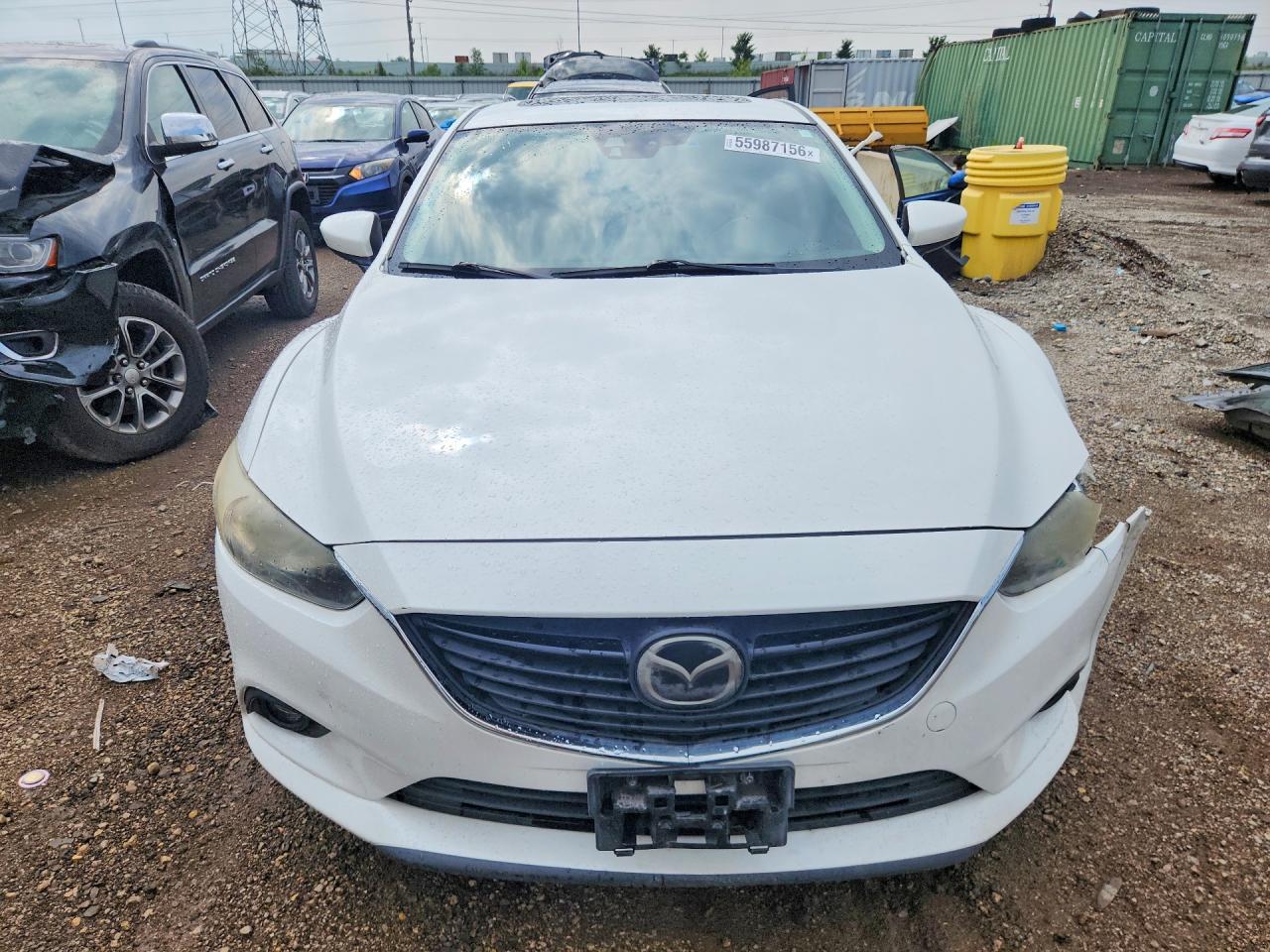 2014 Mazda 6 Grand Touring White vin: JM1GJ1W64E1134640