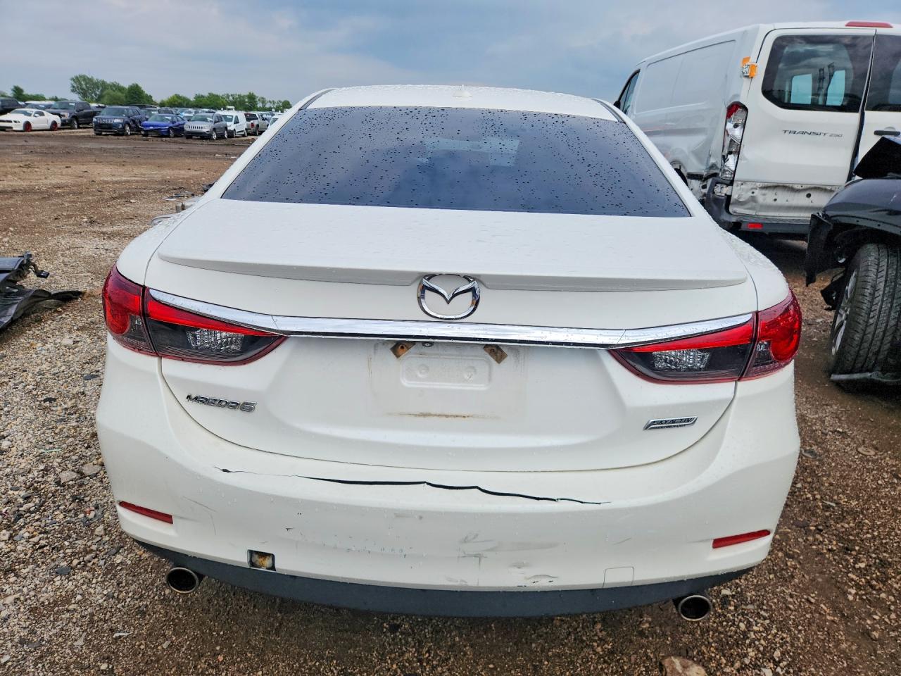 2014 Mazda 6 Grand Touring White vin: JM1GJ1W64E1134640