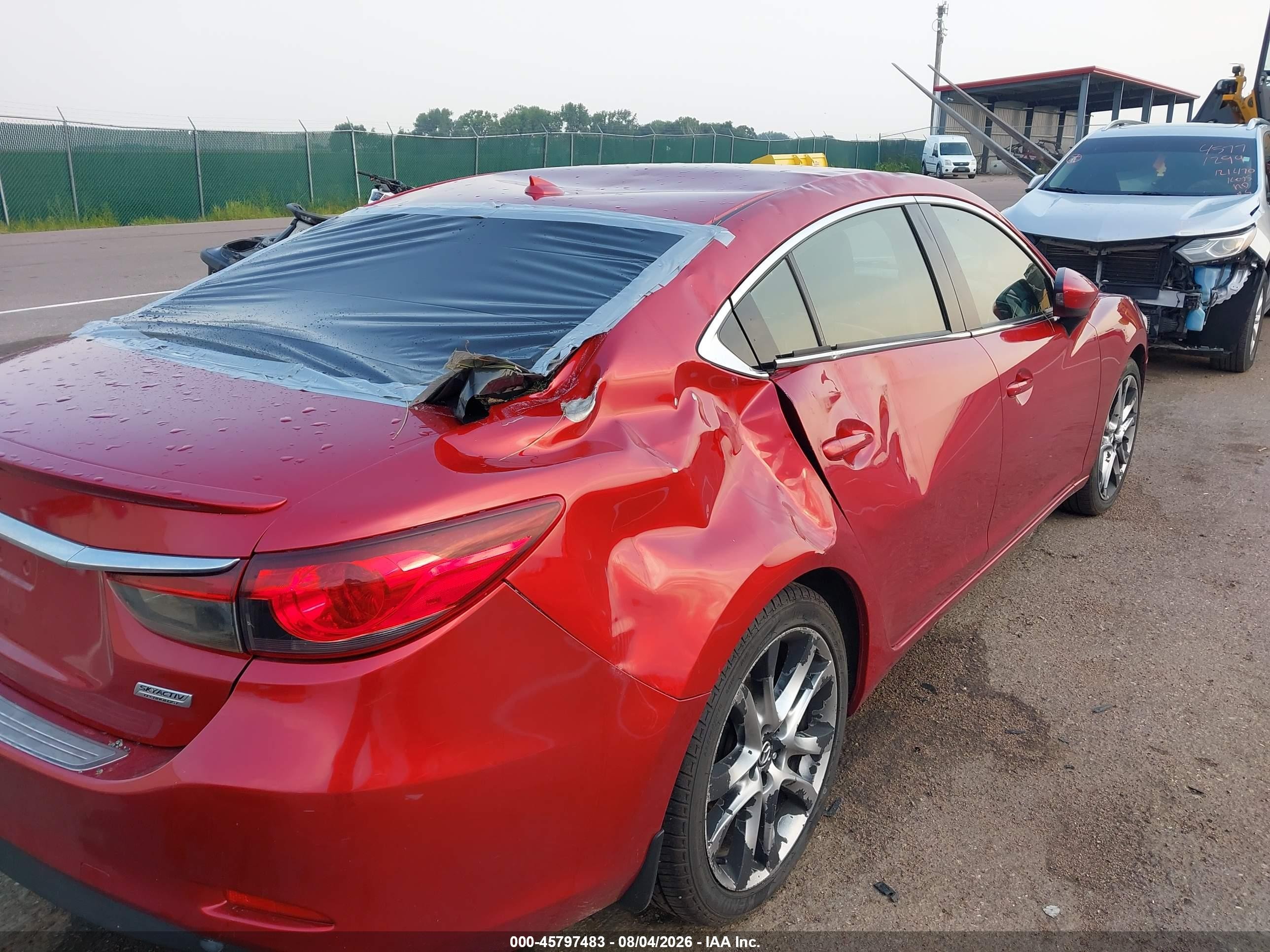 2014 Mazda Mazda6 I Grand Touring Red vin: JM1GJ1W64E1137635