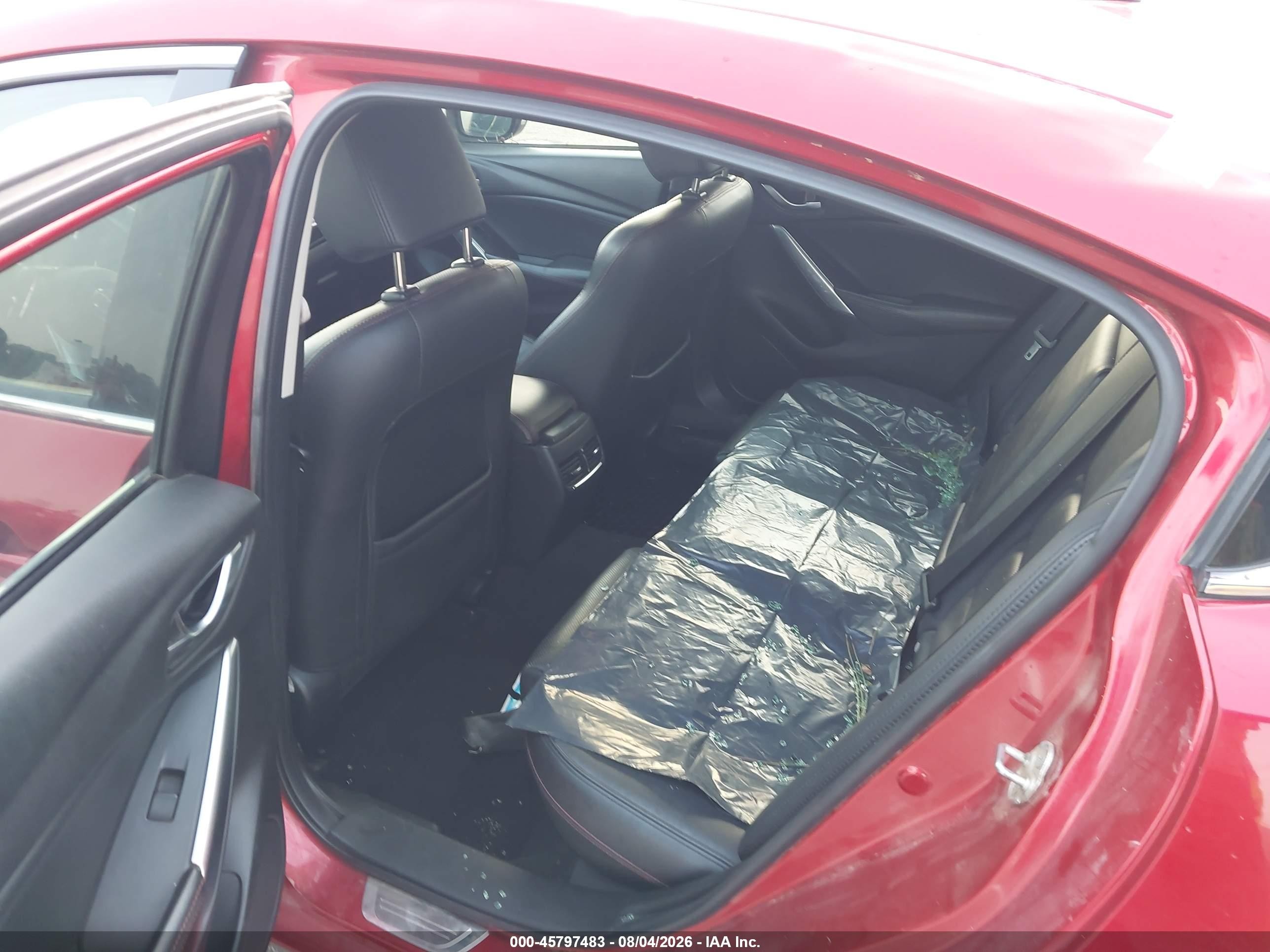 2014 Mazda Mazda6 I Grand Touring Red vin: JM1GJ1W64E1137635