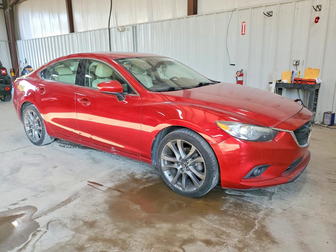 2014 Mazda 6 Grand Touring Red vin: JM1GJ1W64E1158372