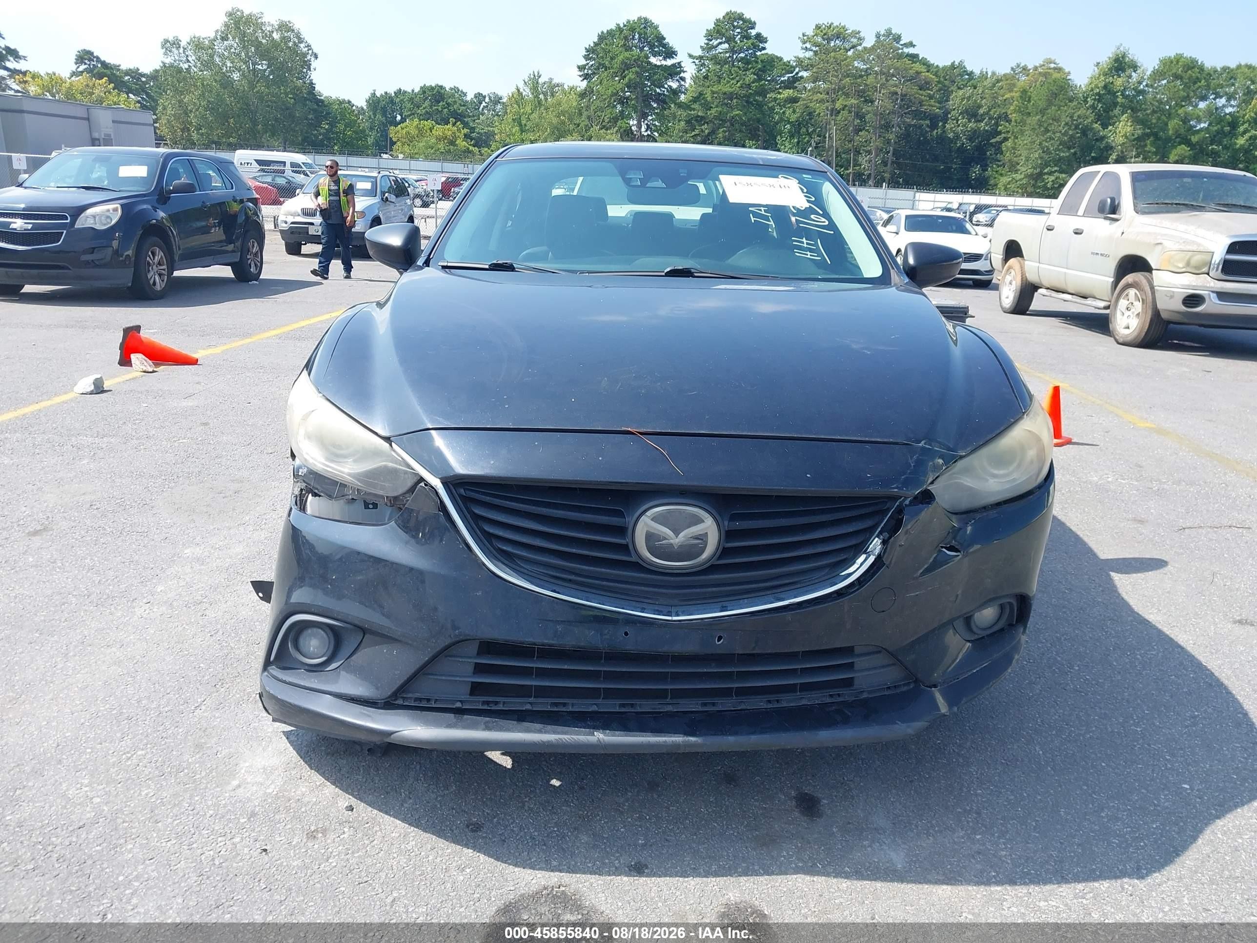 2015 Mazda Mazda6 I Grand Touring Black vin: JM1GJ1W64F1163850