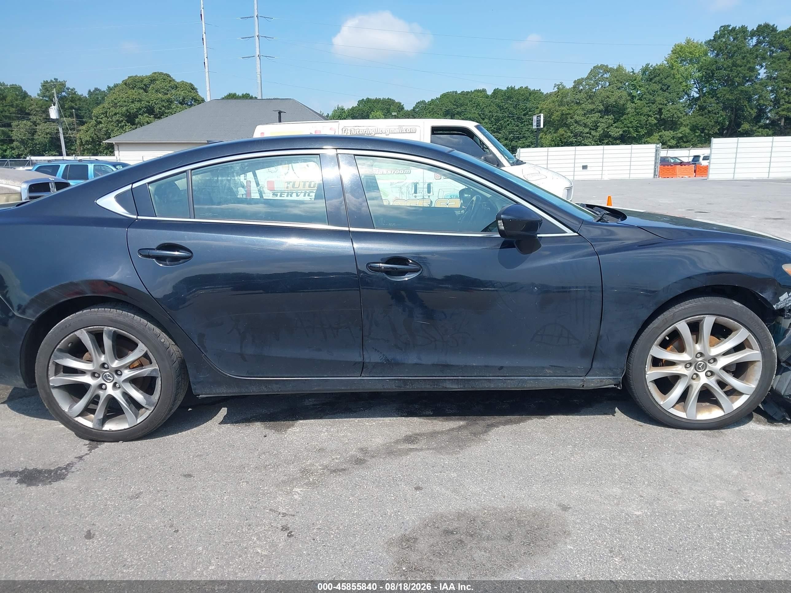 2015 Mazda Mazda6 I Grand Touring Black vin: JM1GJ1W64F1163850