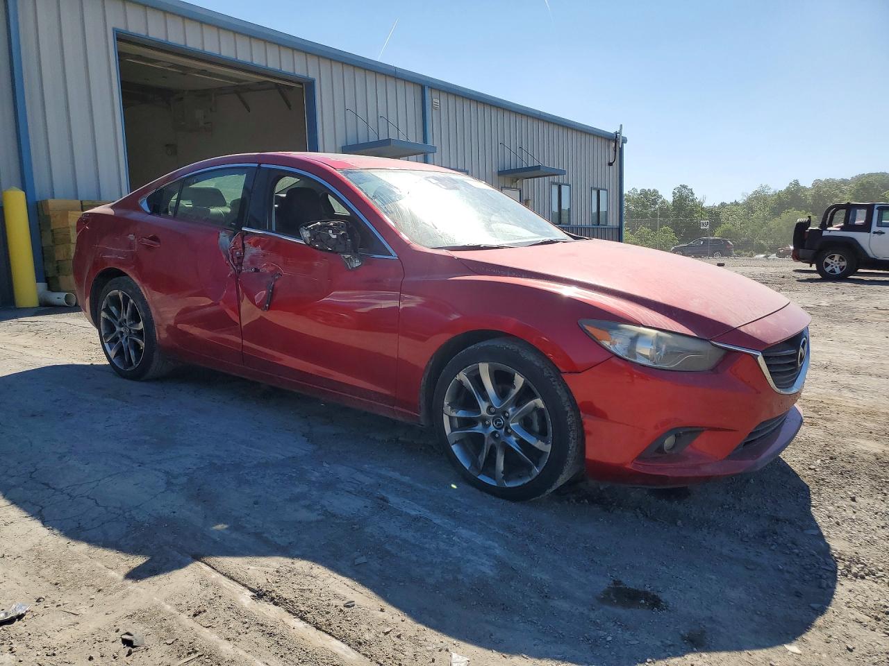 2015 Mazda 6 Grand Touring Red vin: JM1GJ1W64F1170281