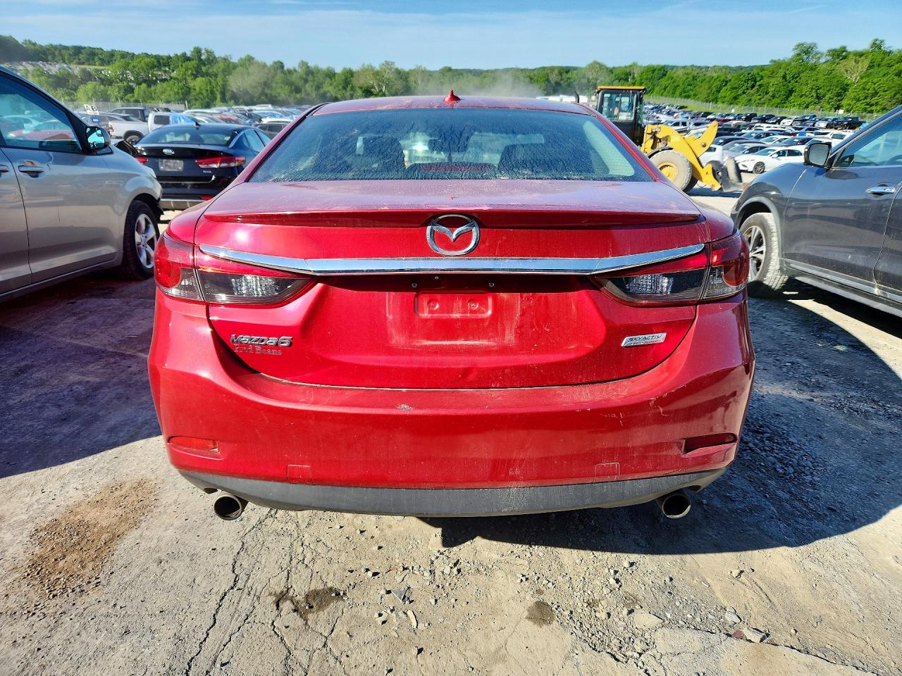 2015 Mazda 6 Grand Touring Red vin: JM1GJ1W64F1170281