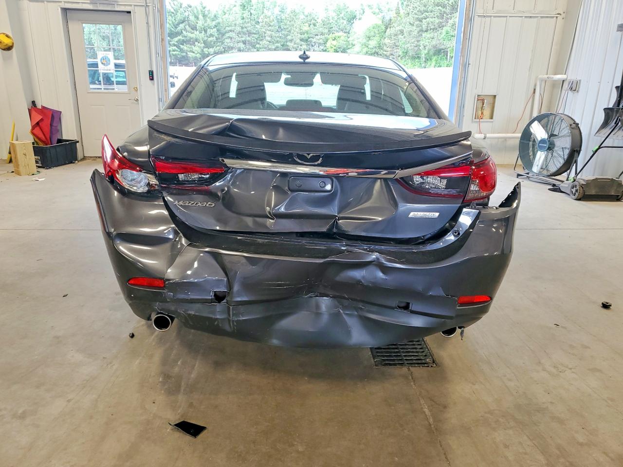 2014 Mazda 6 Grand Touring Gray vin: JM1GJ1W65E1126496