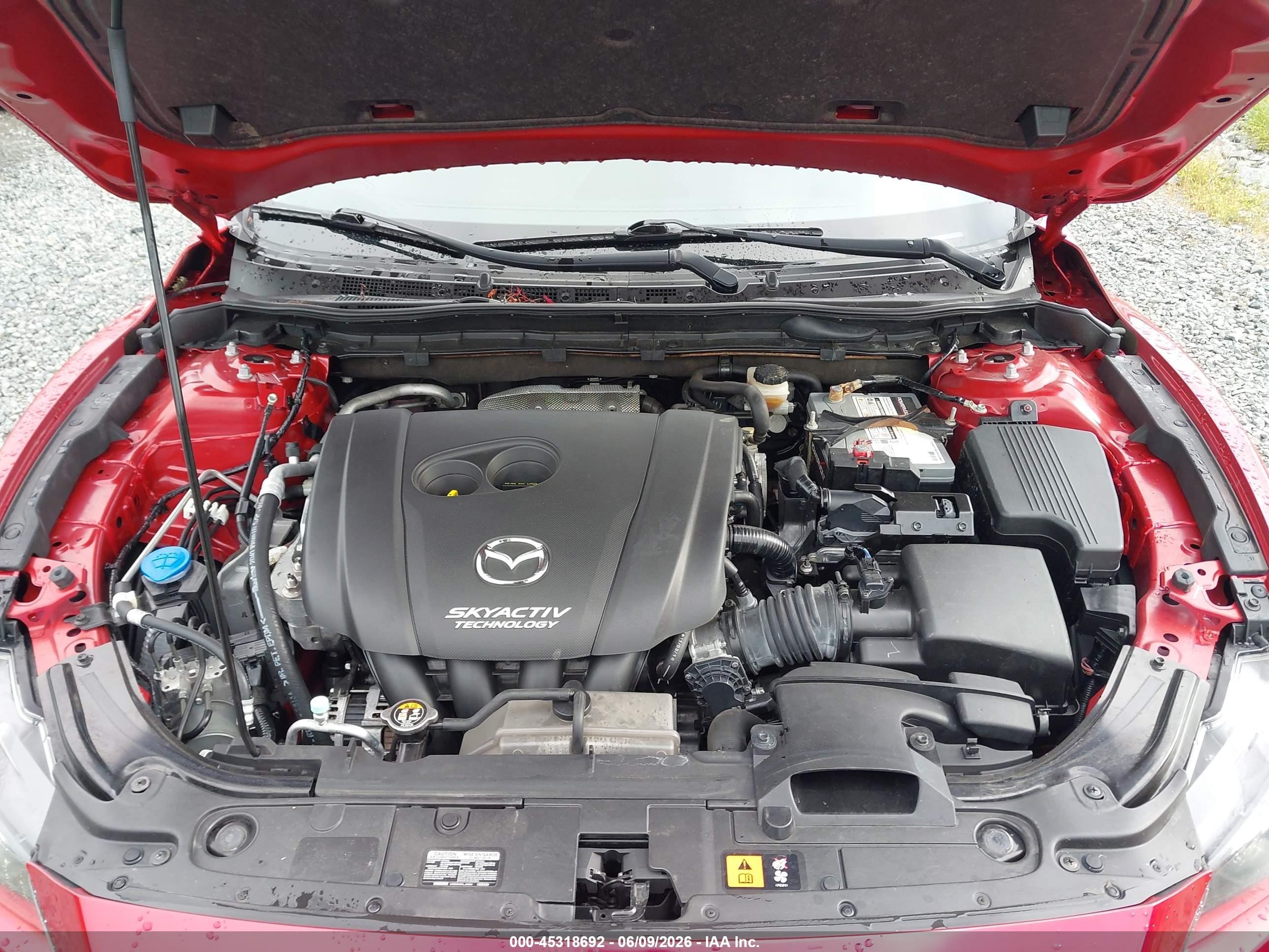 2014 Mazda Mazda6 I Grand Touring Red vin: JM1GJ1W65E1128541