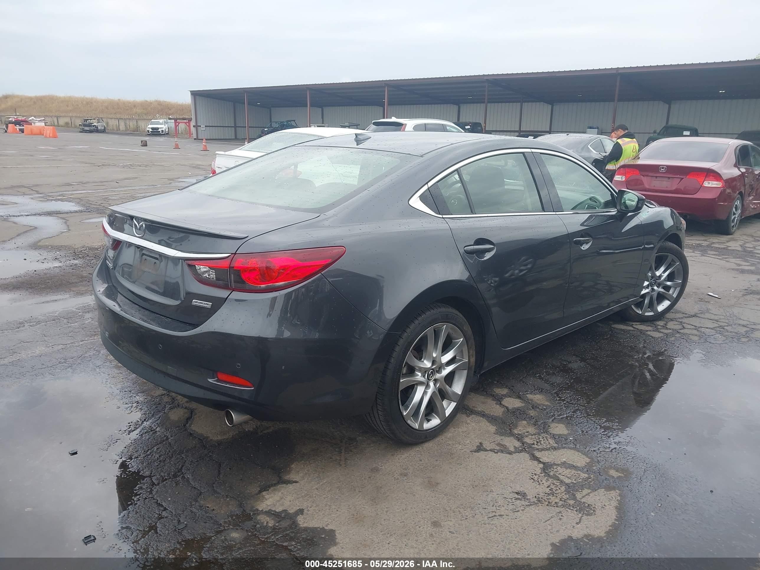 2014 Mazda Mazda6 I Grand Touring Черный vin: JM1GJ1W65E1130225