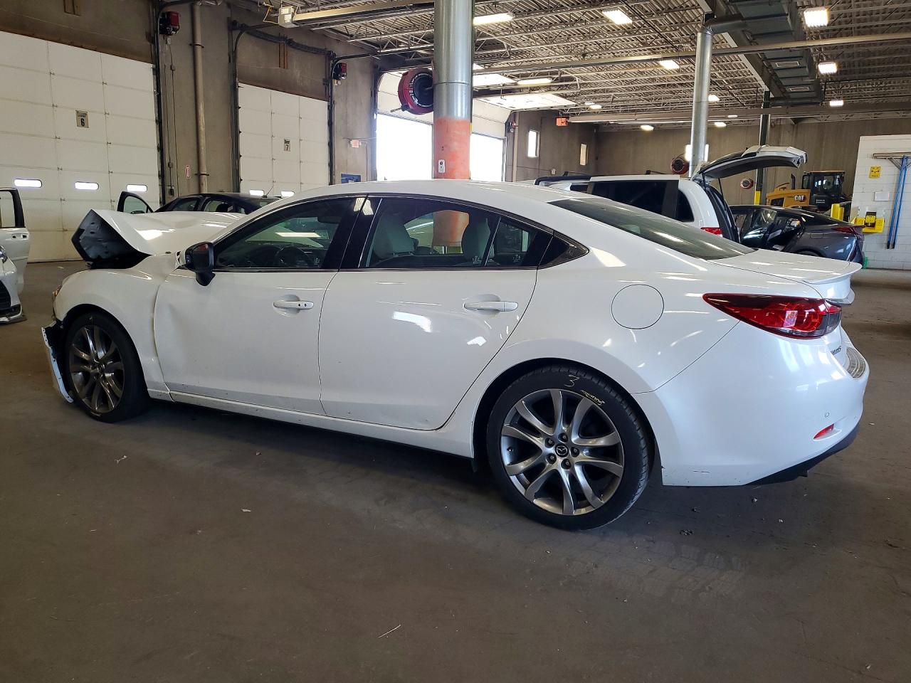 2014 Mazda 6 Grand Touring Белый vin: JM1GJ1W65E1137837