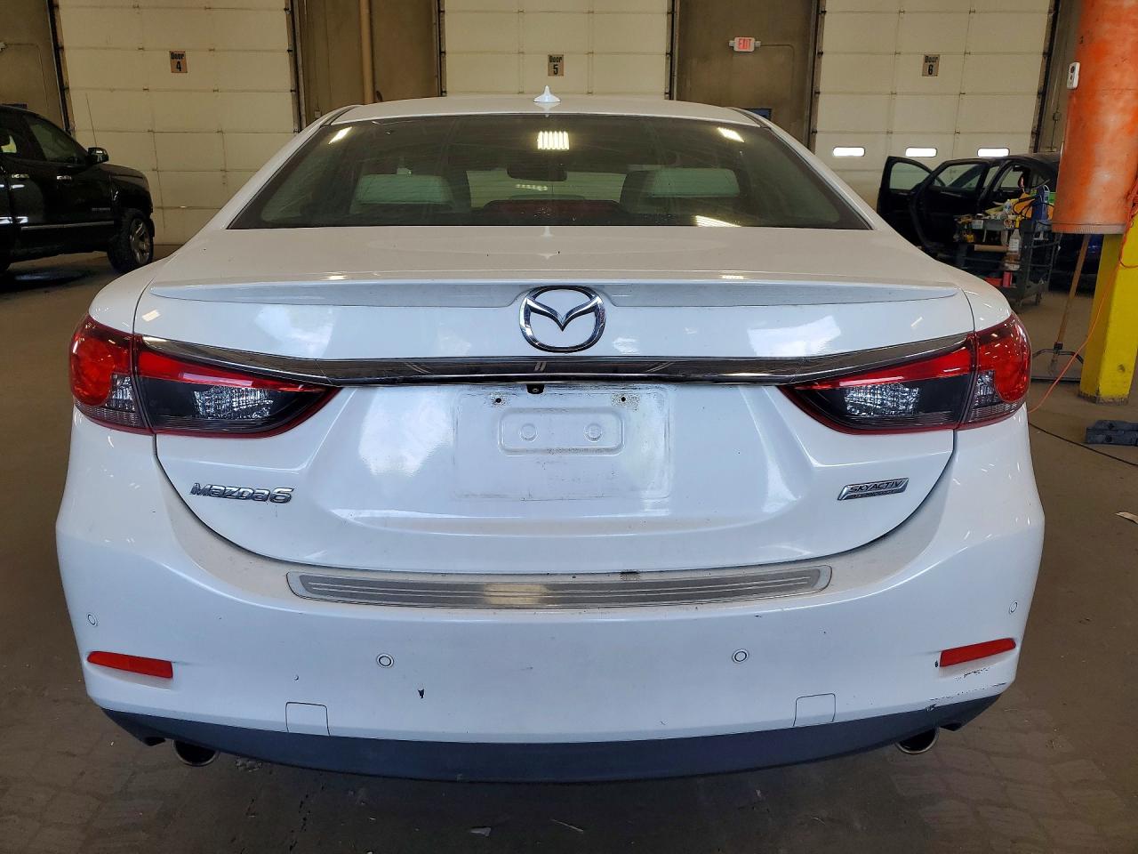 2014 Mazda 6 Grand Touring Белый vin: JM1GJ1W65E1137837